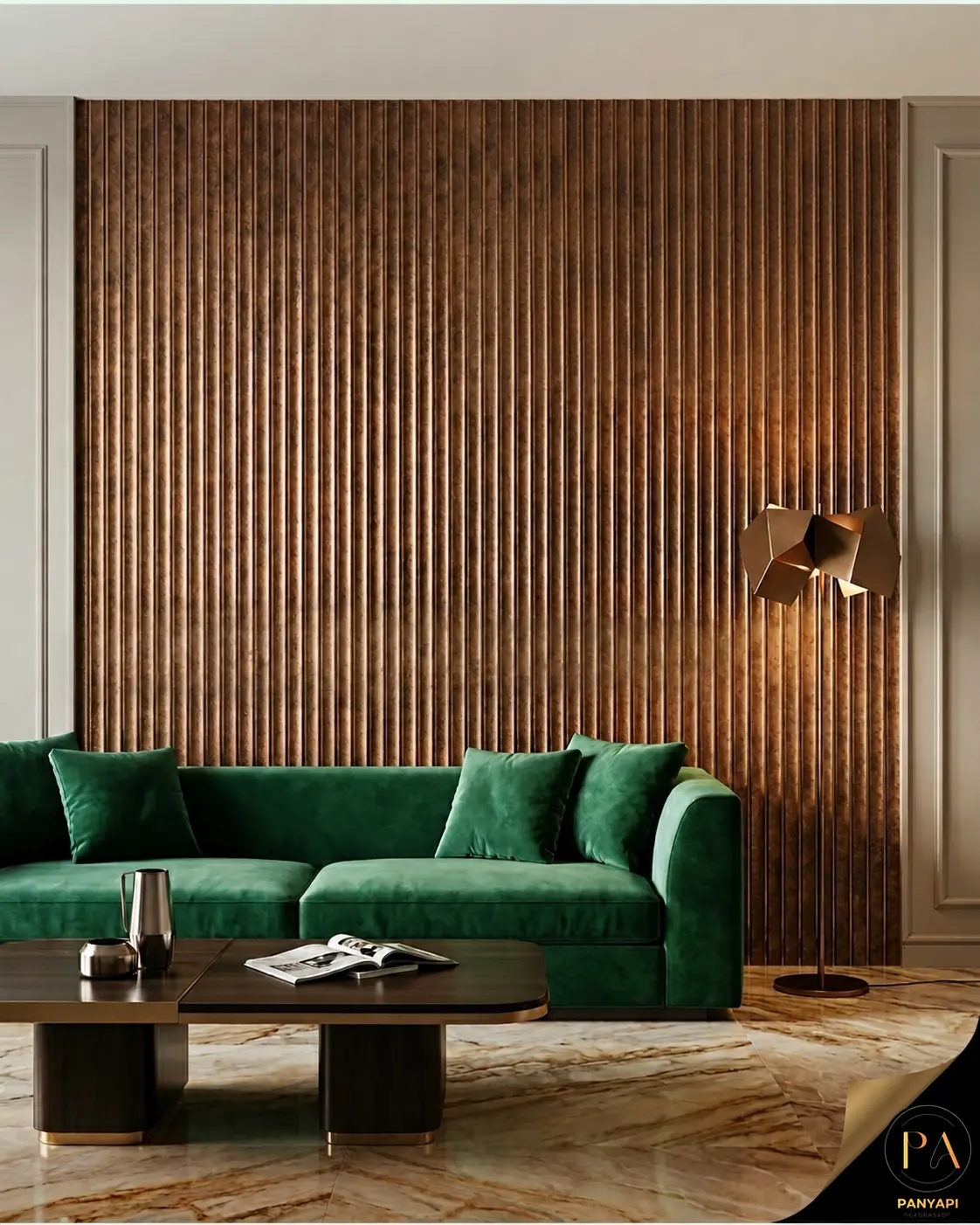 Panyapı dekoratif duvar uygulaması