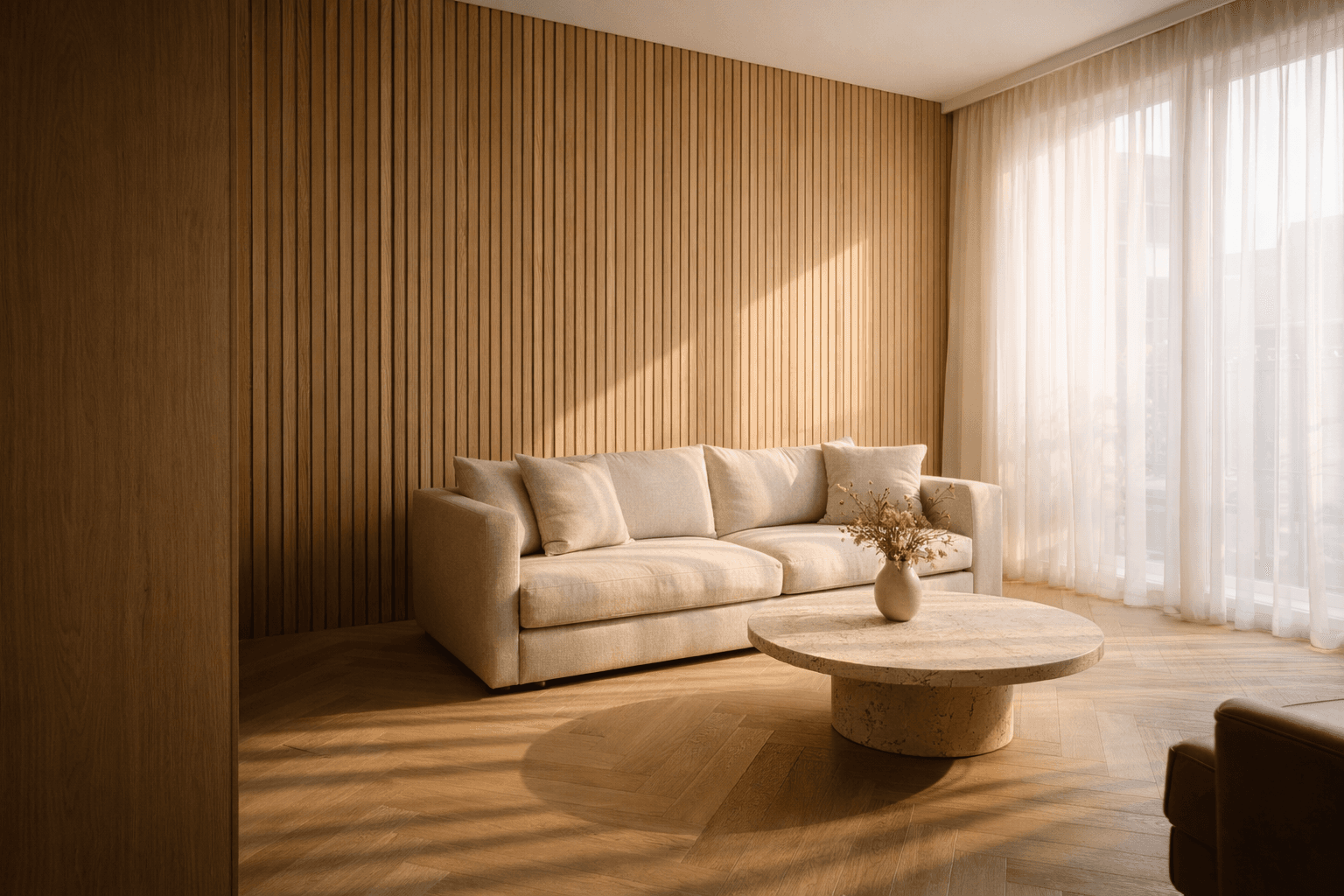 Lambri Duvar Paneli ile Modern İç Mekan Tasarımı: MDF, Polimer ve PVC Karşılaştırması